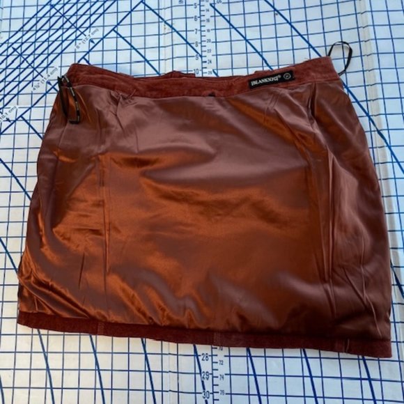 GENUINE SUEDE New w/ Tags FREE PEOPLE x Blank NYC SUN VALLEY SKIRT Size 31 US 12 - Picture 5 of 11